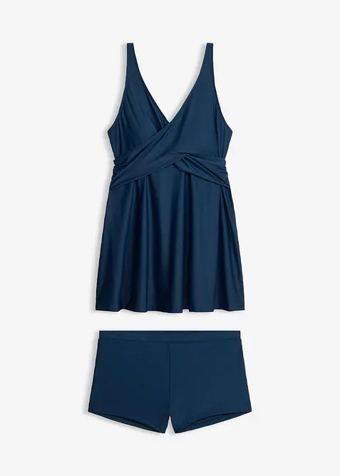 Lang tankini med V-hals, bonprix