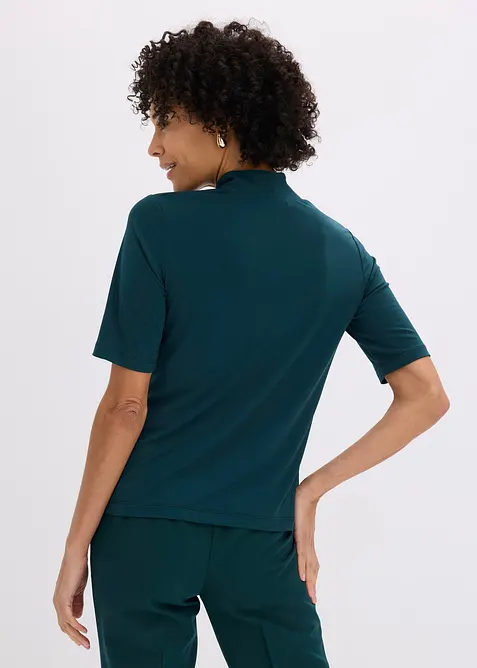 Topp med elegant krage, bonprix