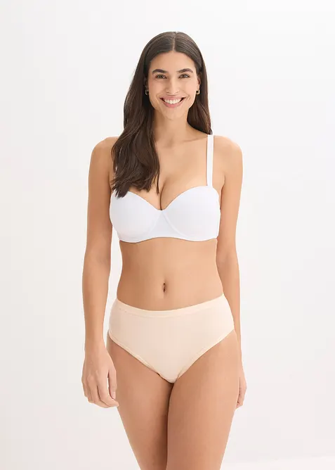 Truse med h&oslash;y midje (4-pack), bonprix