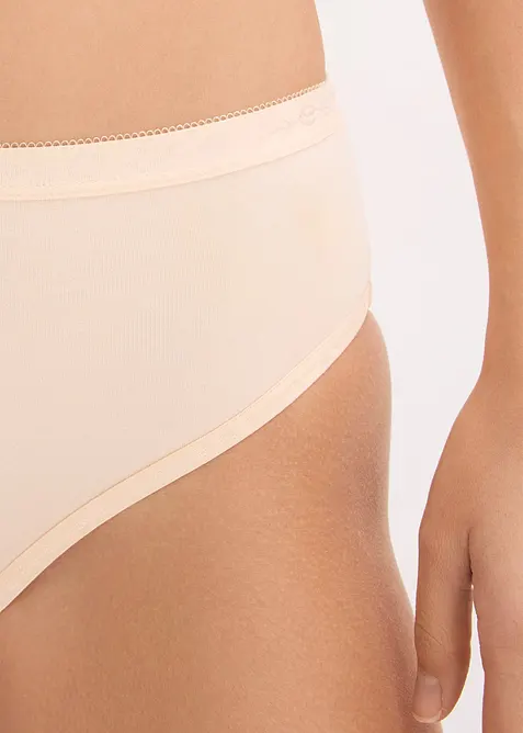 Truse med h&oslash;y midje (4-pack), bonprix