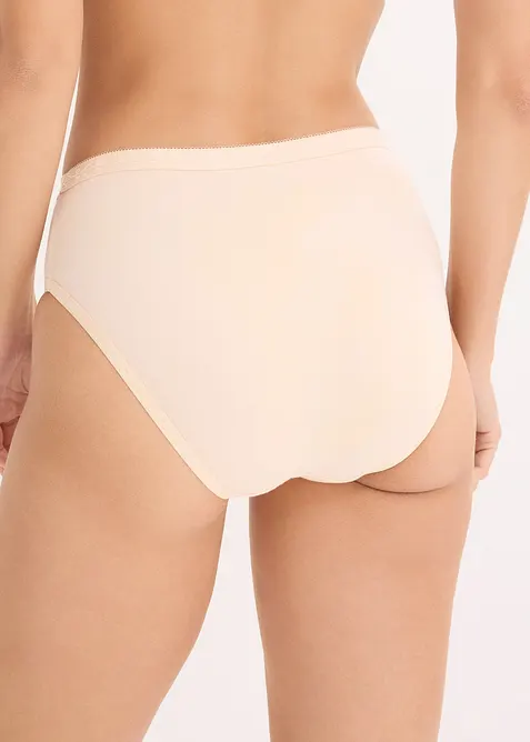 Truse med h&oslash;y midje (4-pack), bonprix