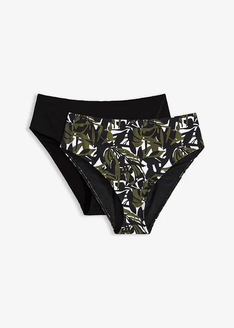Highwaist Light Shape-bikinibukse (2-packk), bonprix