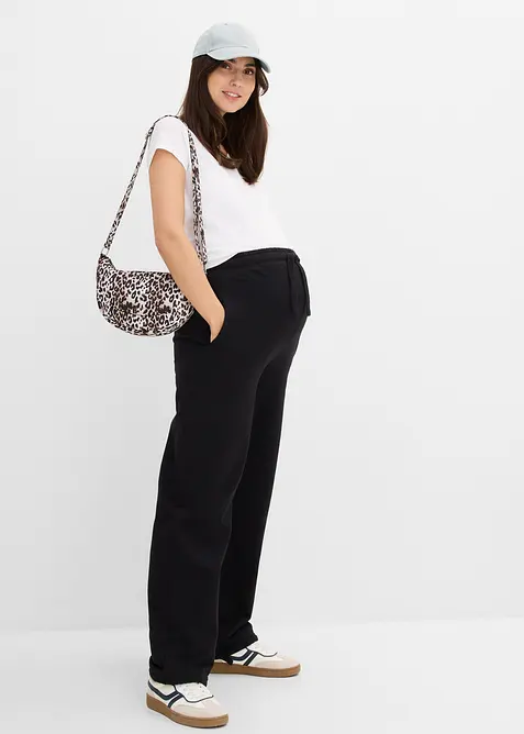 Mammabukse i sweatmateriale med regulerbar benkant, av 100% &oslash;kologisk bomull, bonprix