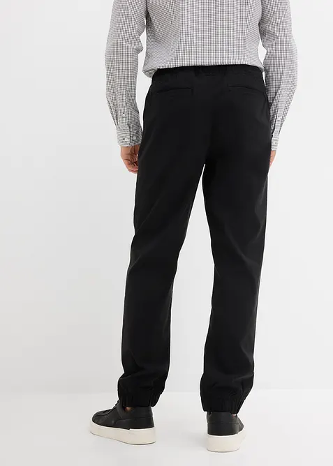 Relaxed fit-pull on-bukse med superstretch, Straight, bonprix