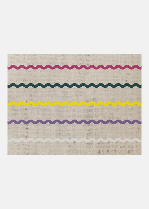 Vaskbar d&oslash;rmatte med grafisk m&oslash;nster, bonprix