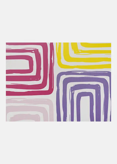 Vaskbar d&oslash;rmatte med grafisk m&oslash;nster, bonprix