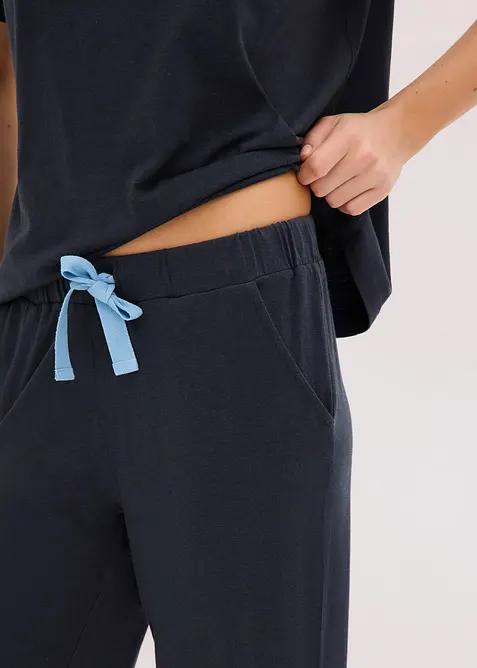 Pyjamas i myk viskosemiks, bonprix