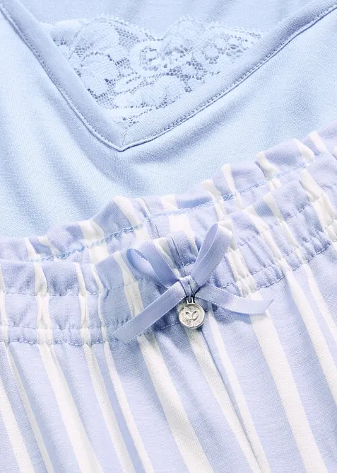 Pyjamas i myk viskose, bonprix