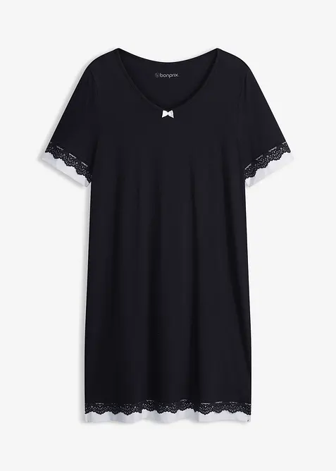 Nattkjole i myk viskosemiks, bonprix