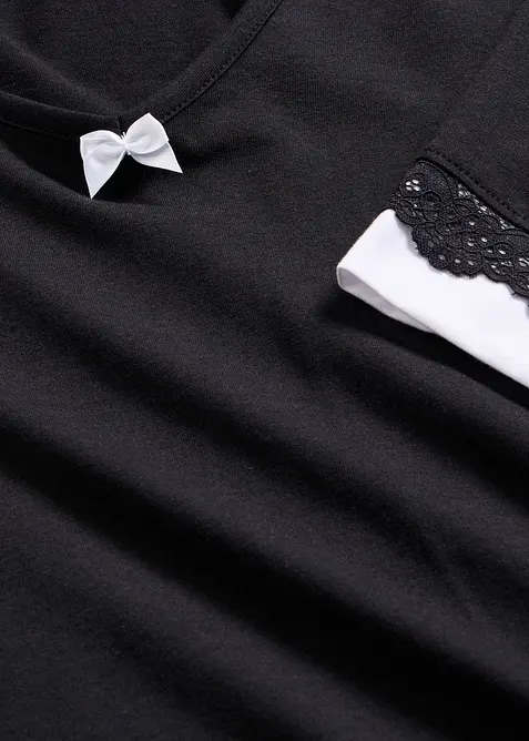 Kort pyjamas i myk viskosemiks, bonprix