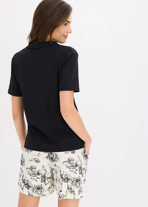 Kort pyjamas i 100% bomull, bonprix