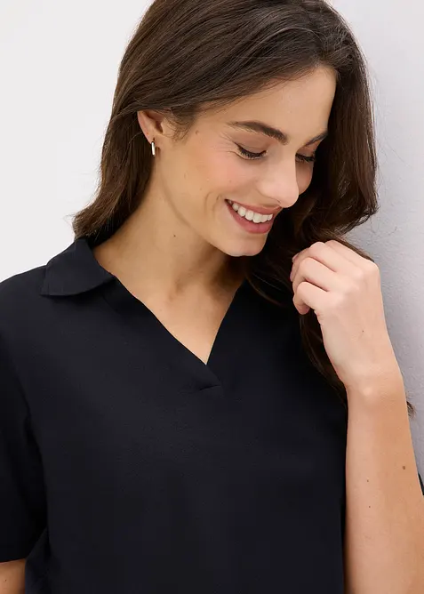 Kort pyjamas i 100% bomull, bonprix