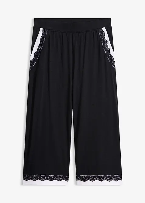 Vid kulotte av myk viskosemiks, bonprix