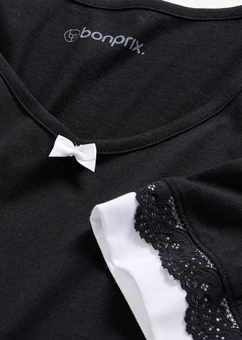 Nattkjole i myk viskosemiks, bonprix