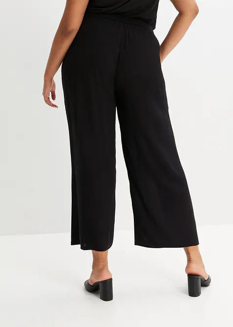 Slip on-bukse i viskose, bonprix