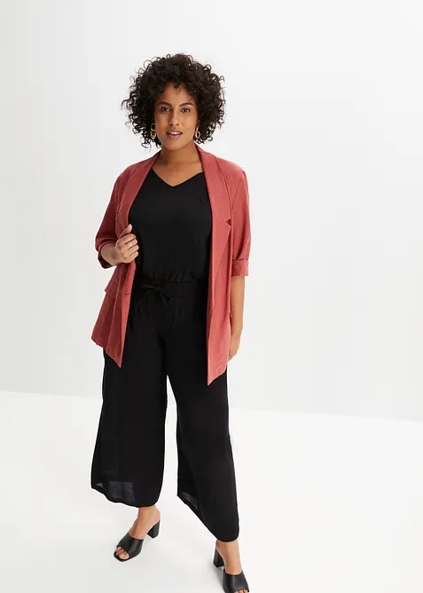 Slip on-bukse i viskose, bonprix