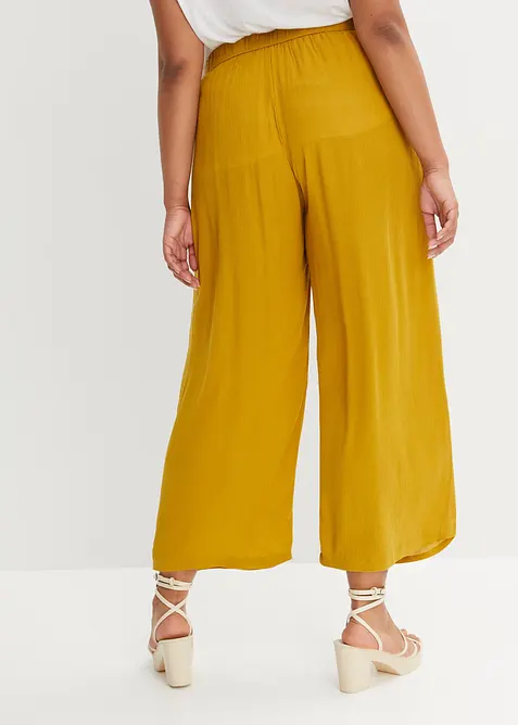 Slip on-bukse i viskose, bonprix