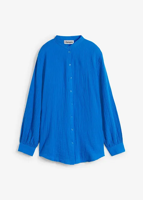 Lang bluse i luftig musselin, bonprix