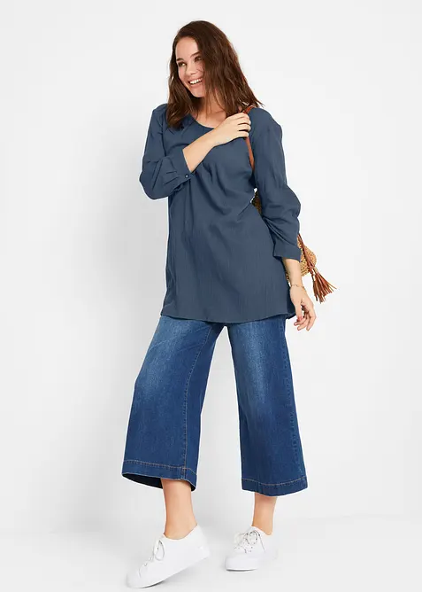 Lang tunika av bomull, bonprix