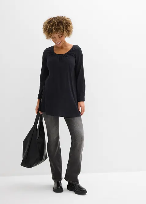 Lang tunika av bomull, bonprix