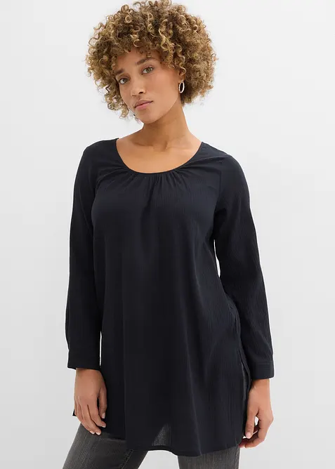 Lang tunika av bomull, bonprix