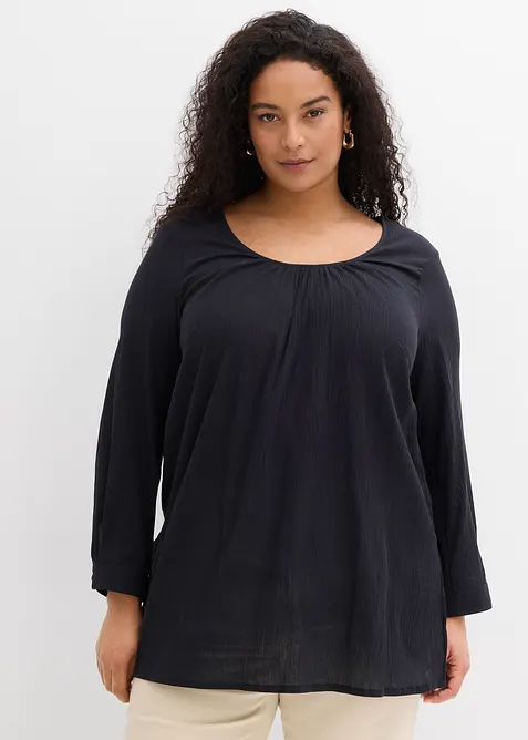 Lang tunika av bomull, bonprix