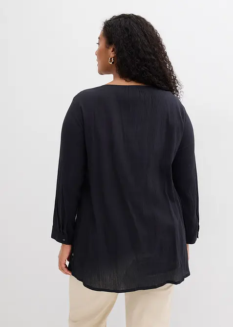 Lang tunika av bomull, bonprix