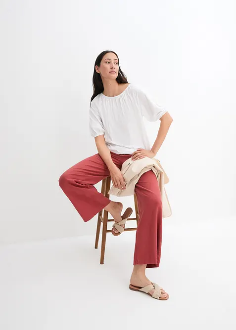 Topp i 100% &oslash;kologisk bomull, bonprix