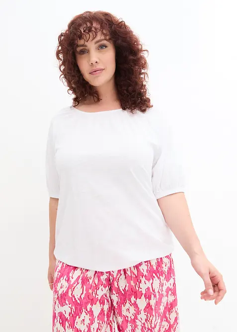 Topp i 100% &oslash;kologisk bomull, bonprix