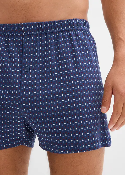 Boksershorts i vid modell med bomull (3-pack), bonprix