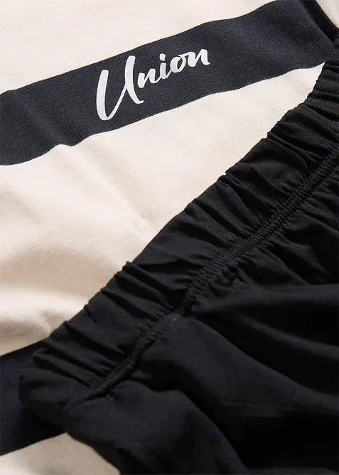 Kort pyjamas i bomull, bonprix