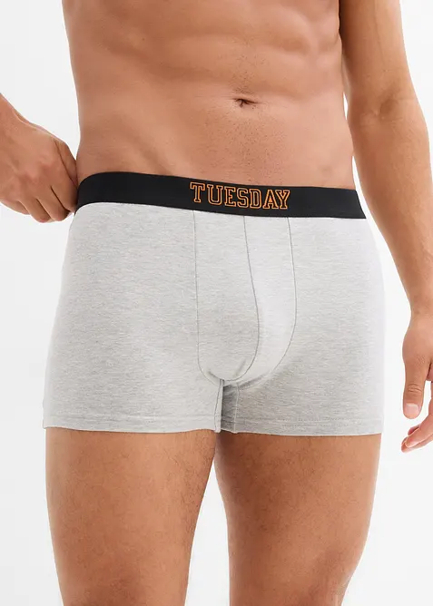 Tettsittende boksershorts med bomull (7-pack), bonprix