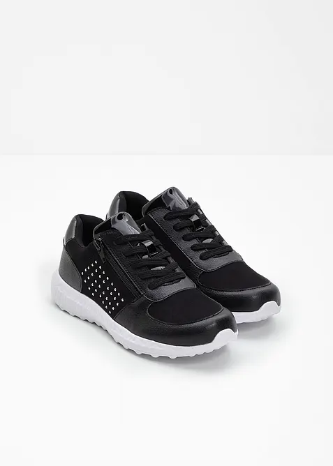Sneakers med glitterstener, bonprix
