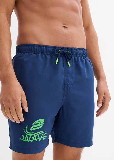 Badeshorts med trykk, bonprix