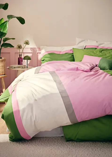 Sengesett med colorblocking, bonprix