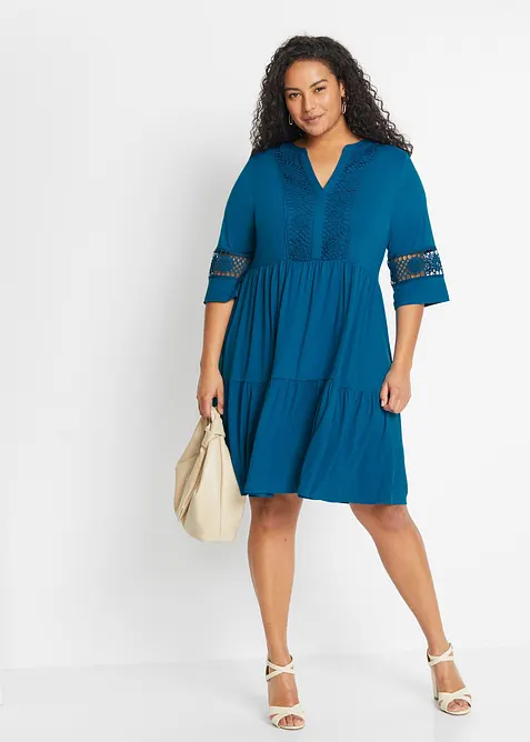 Tunikakjole i myk viskose, bonprix