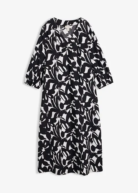 Maxikjole i lett viskose, bonprix