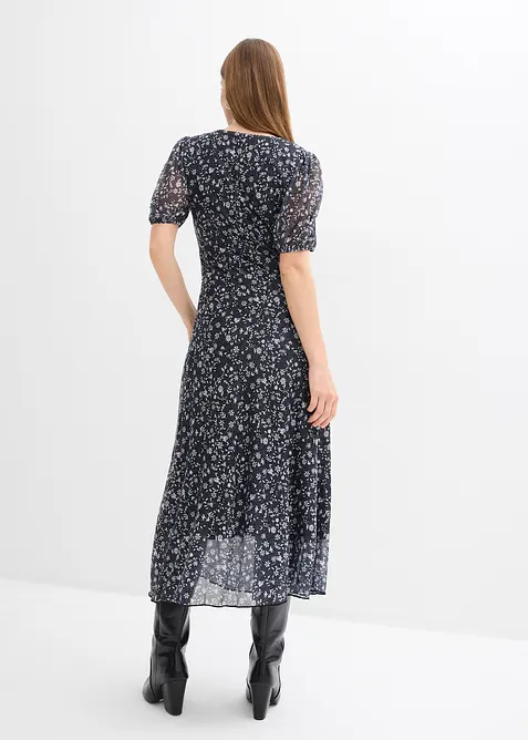 Jerseykjole i tynn mesh, bonprix