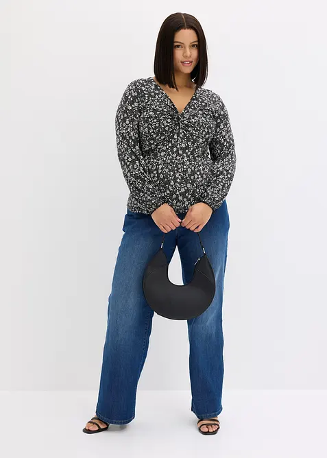 Topp i lett viskose, bonprix