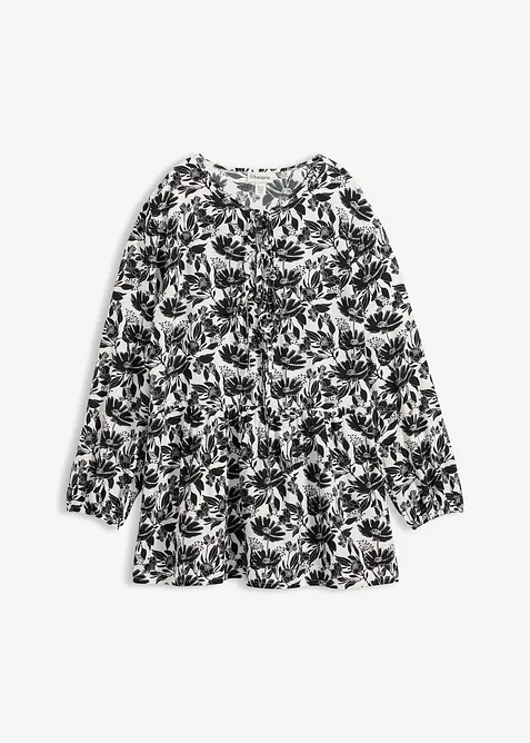 Lang tunika i viskose, bonprix