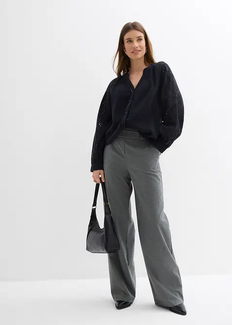 Bluse i luftig musselin, bonprix
