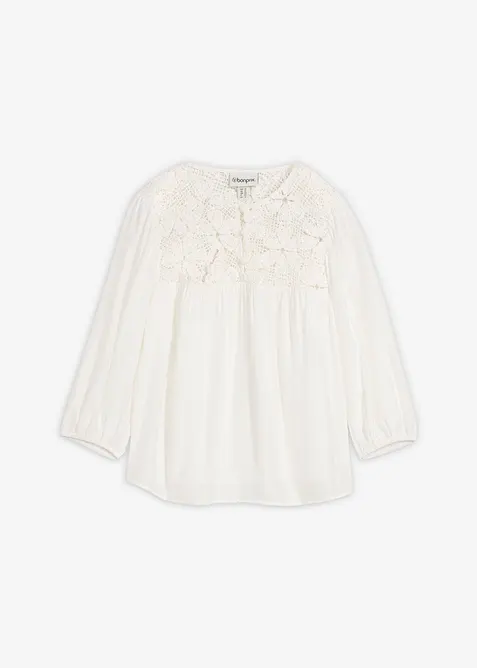 Bluse av lett viskose-miks, bonprix