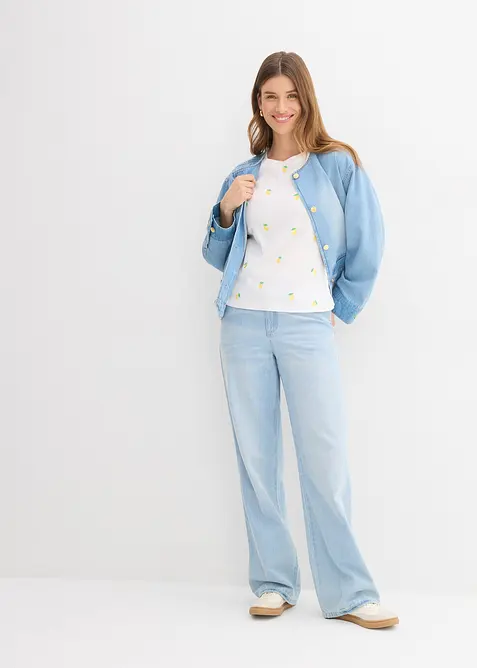 T-skjorte i 100% &oslash;kologisk bomull, bonprix