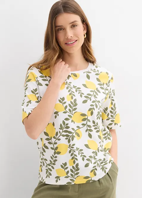 T-skjorte i 100% &oslash;kologisk bomull, bonprix