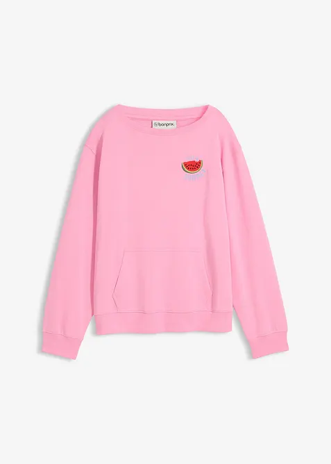 Sweatshirt i 100% bomull, bonprix