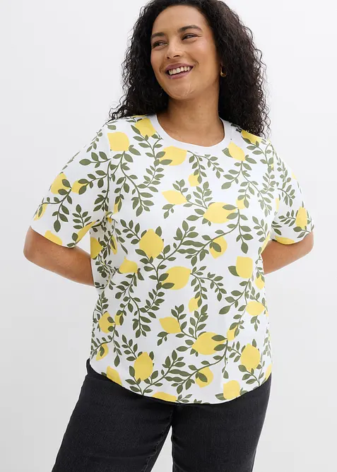 T-skjorte i 100% &oslash;kologisk bomull, bonprix