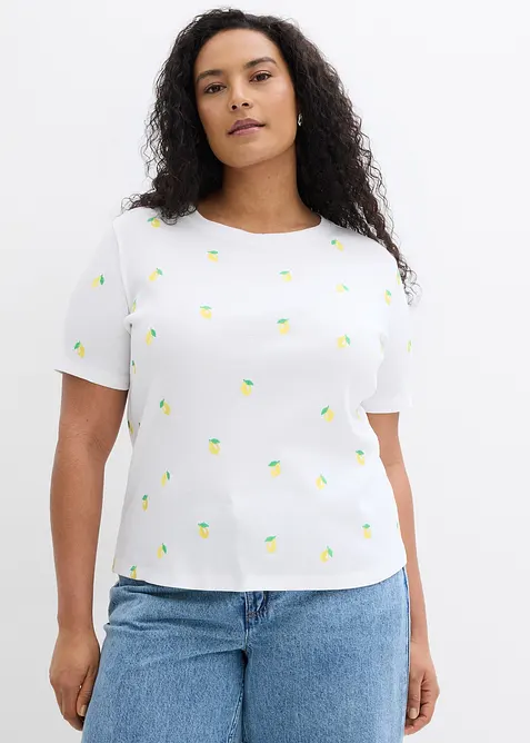 T-skjorte i 100% &oslash;kologisk bomull, bonprix