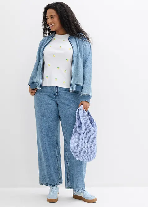 T-skjorte i 100% &oslash;kologisk bomull, bonprix