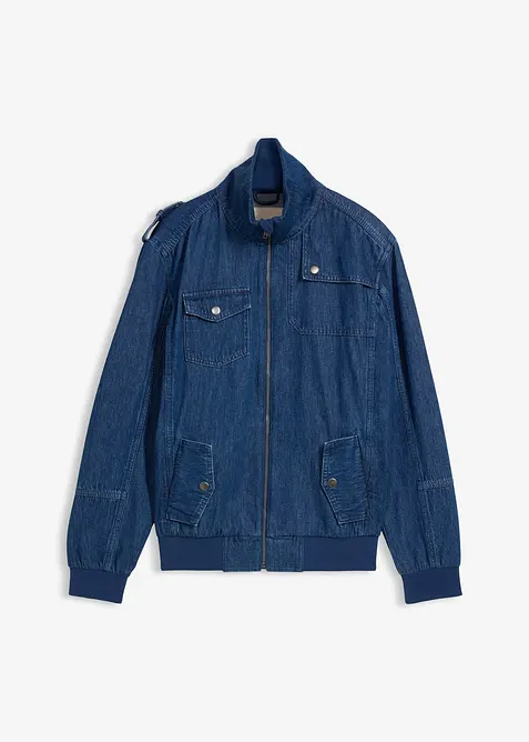 Jeansjakke i 100% bomull, bonprix