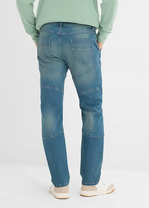 Regular fit-jeans med stretch og komfortlinning, Straight, bonprix